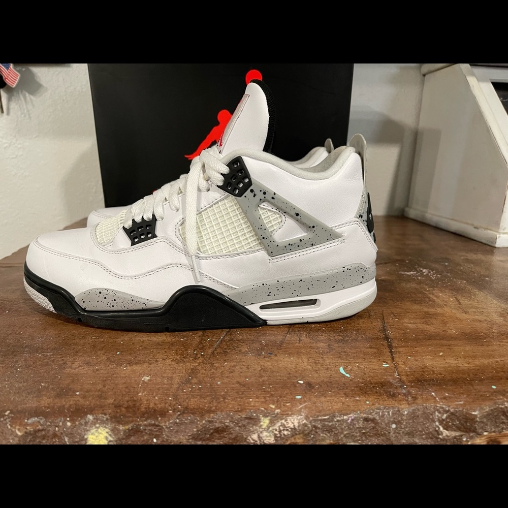 UA Jordan 4 Cement